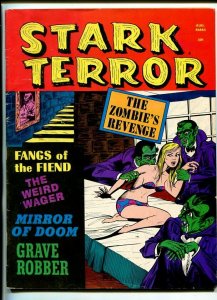 STARK TERROR-#5-1971-VAMPIRE COVER-ZOMBIES-HORROR-BRUTAL-vg+