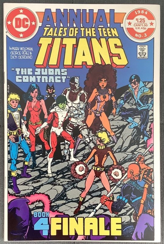 Tales of the Teen Titans Annual #3 (1984, DC) Death of Terra. NM