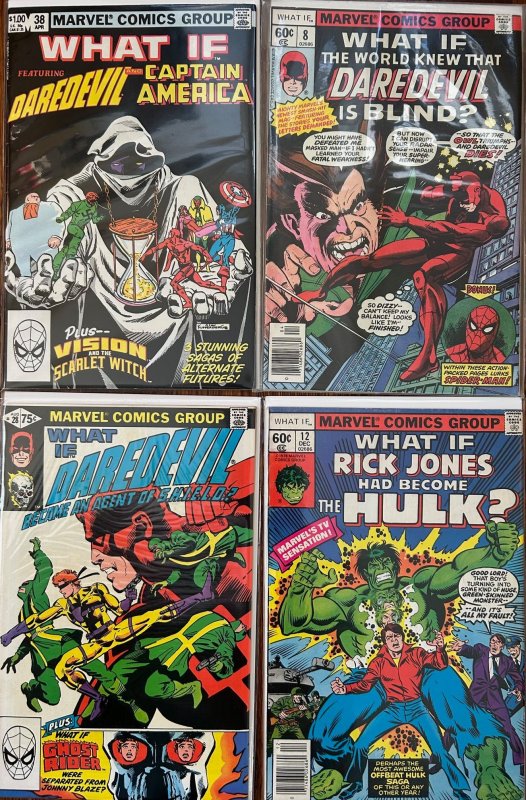 What If? #8 #12 #28 #38 (1978) LOT 4 ISSUES