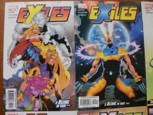 8 Marvel EXILES Comic #44 45 48 50 51 52 55 73 (Blink Time Earn Wings Bump Night