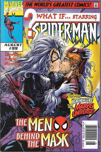 What If ? (Vol. 2) #99 (Newsstand) FN ; Marvel | Spider-Man Black Cat Kiss  Cover | Comic Books - Modern Age, Marvel, Superhero / HipComic