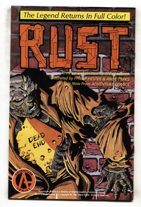 MALIBU SUN #15 1992-Preview of WildC.A.T.S.