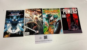 4 Comics Apropos of Nothing 1 Scarab Supermacy 4 Powers 5 Yank 2 31 JW17