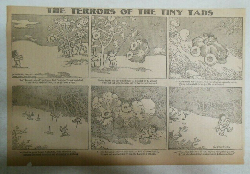The Terrors of the Tiny Tads by Gustave Verbeek from ?/1906 Half Page Size!