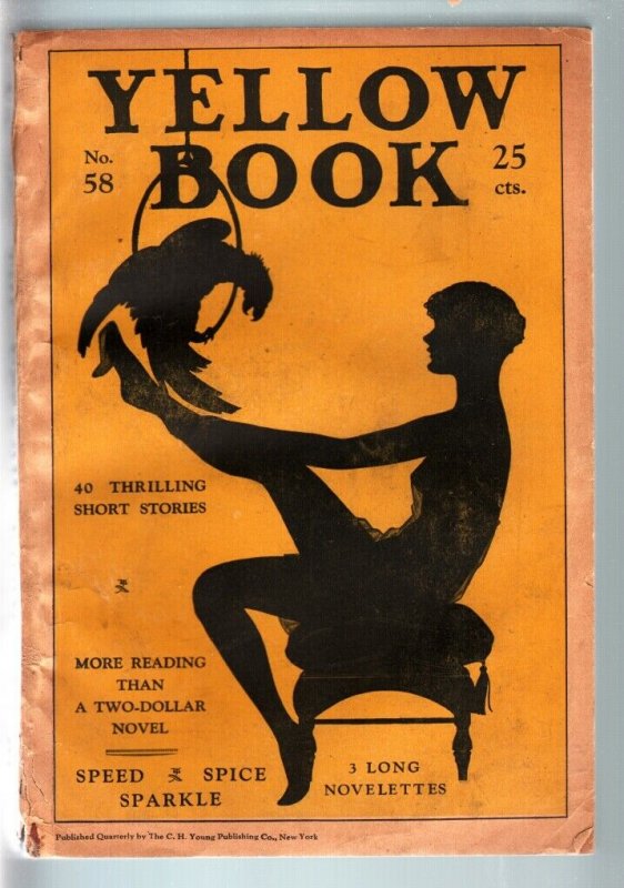 YELLOW BOOK #58-1928-RARE PULP-SPICY STOCKING CVR VG