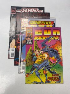 4 MARVEL comic books Doc Samson #3 Hellstorm #4 Gun Runner #1 3 16 KM15