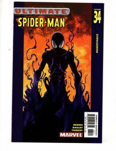 Ultimate Spider-Man #34 (2003)  VF+ VENOM Black Symbiote! / ID#418-B
