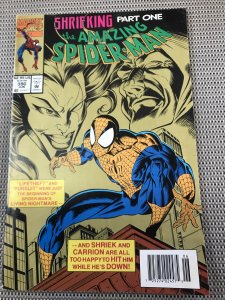 THE AMAZING SPIDER-MAN #390 Newsstand : Marvel 6/94 Fn/VF; Shriek, hard to find