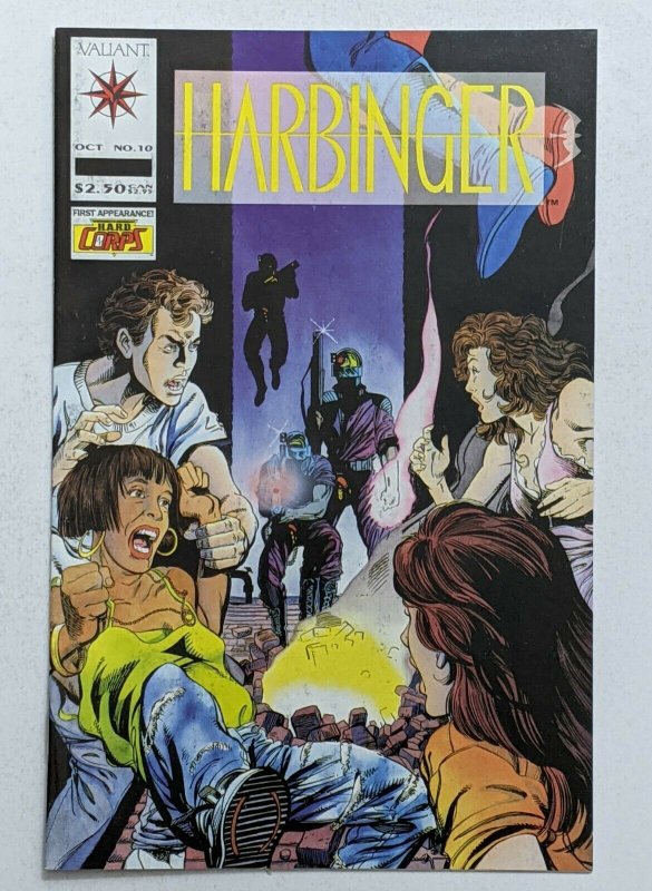 Harbinger #10 (Oct 1992, Valiant) VF/NM 9.0 1st appearance H.A.R.D. Corps 