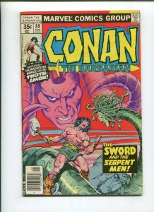 CONAN THE BARBARIAN #89 (7.5) SWORD AND THE SERPENT MEN! 1978