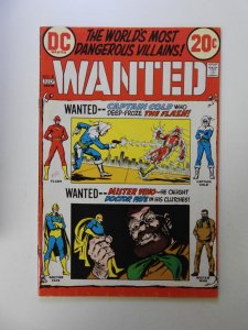 Wanted, The World's Most Dangerous Villains #8 (1973) FN/VF condition