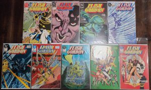 Flash Gordon Complete Set #1-9 DC Comics 1988 Avg VF+