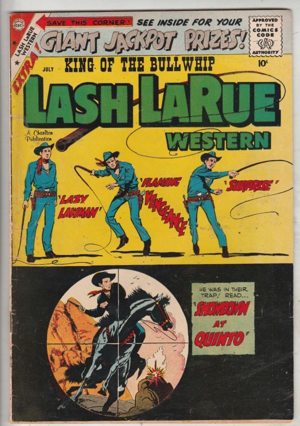Lash Larue Western 73 (Jul59) VF/NM HighGrade Lash Larue Comic
