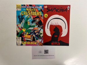 2 Indie Comic Books Sabrina # 1 + The Mighty Crusaders # 10 85 JS35