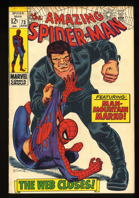 Amazing Spider-Man #73 FN- 5.5 Marvel Comics Spiderman