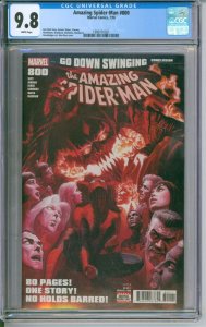 Marvel Comics Amazing Spider-Man #800 CGC 9.8 Death of Flash Thompson