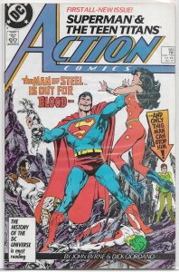 Action Comics   vol. 1   #584 VG Superman/Teen Titans