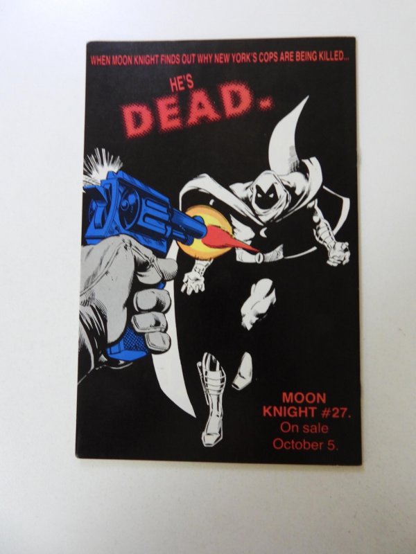 Moon Knight #26 (1982) VF condition