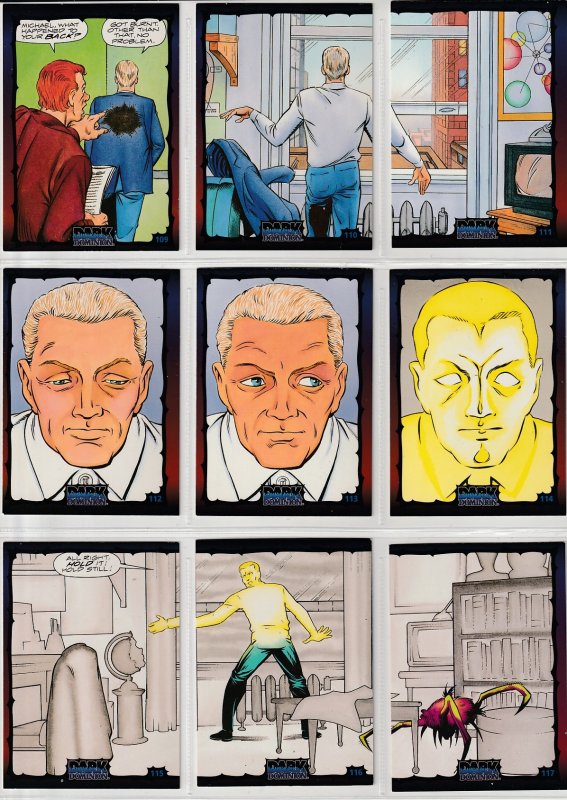 Dark Dominion # 0 Trading Cards  Rare Steve Ditko painted art ! Complete Set + 1