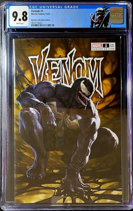 ?? Venom #1 CGC 9.8 BTC Variant Cover Al Ewing Ram V homage custom Venom label 