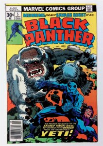 Black Panther #5 (Sept 1977, Marvel) 5.0 VG/FN