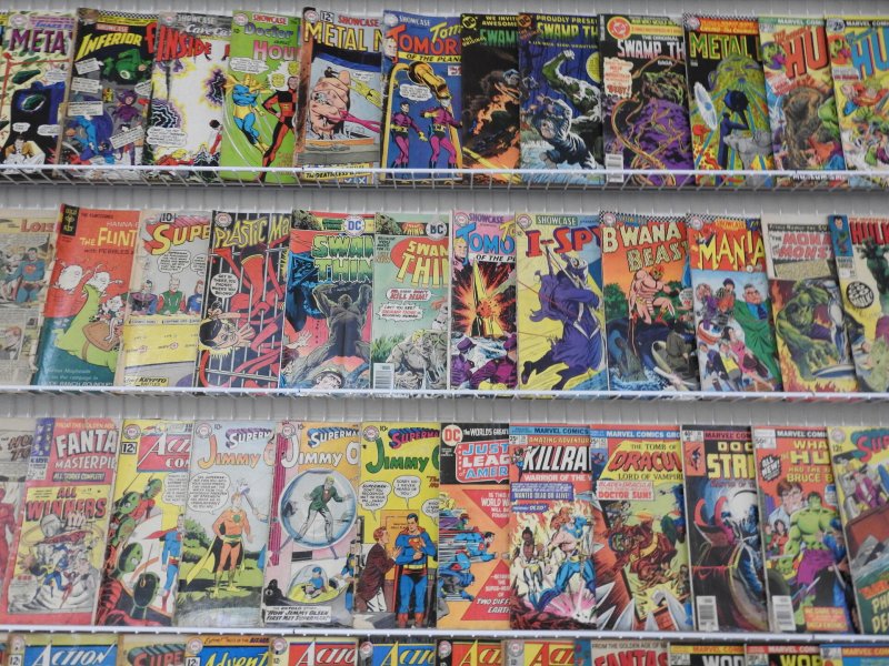 Huge Lot Silver/Bronze Age Comics W/JLA, Flash, Superman+ SEE DESCRIPTION!