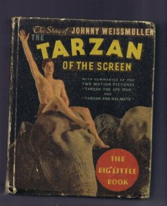 Story of Johnny Weissmuller Tarzan VINTAGE 1934 Whitman Big Little Book 778  