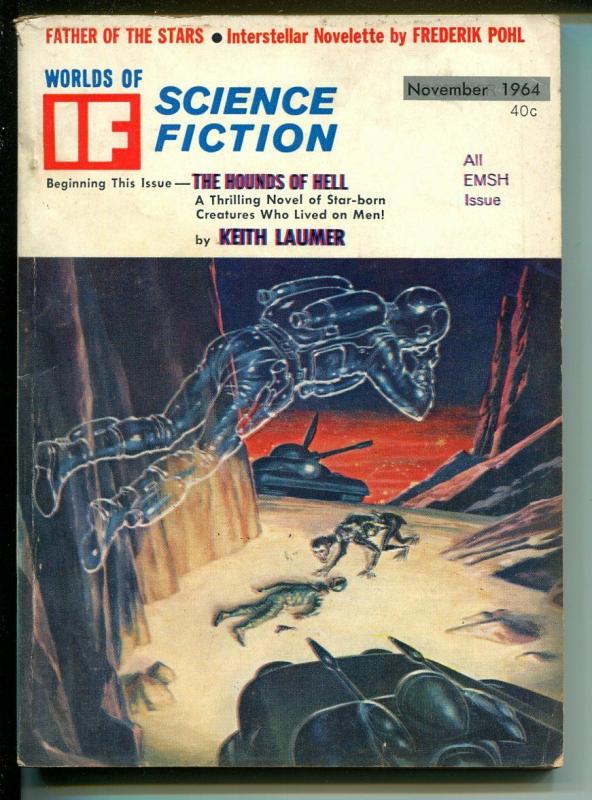 If 11/1964-Galaxy-all  EMSH art issue-Frederick Pohl-VG