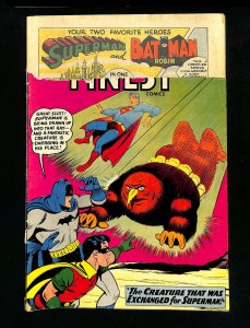 World's Finest Comics #118 Creature That Was Exchanged for Superman!