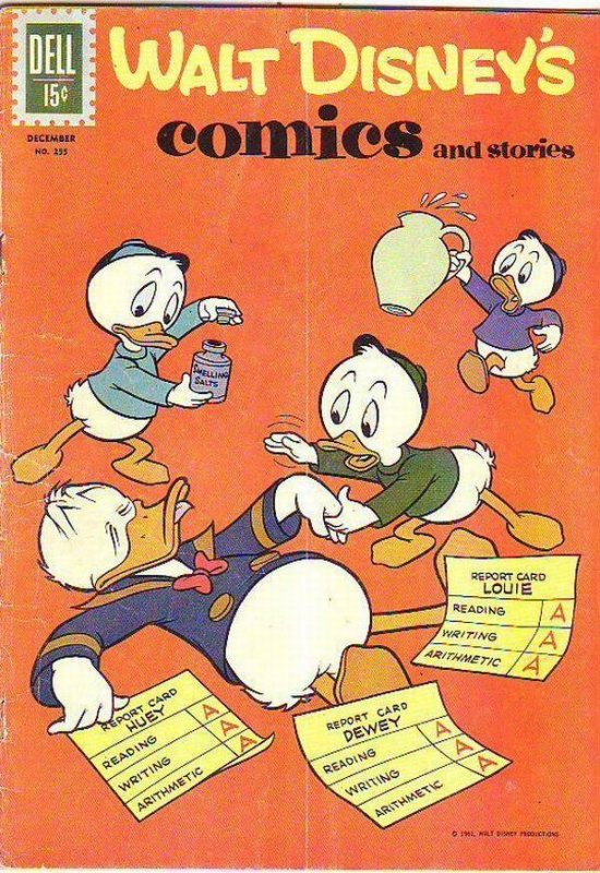 Comics and Stories, Walt Disney's #255 (Dec-61) VG+ Affordable-Grade Donald D...