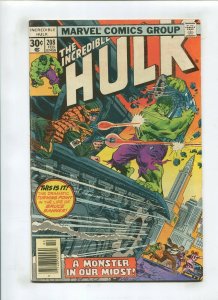 INCREDIBLE HULK #208 (6.0) *FISHERMAN* MONSTER IN OUR MIDST 1977