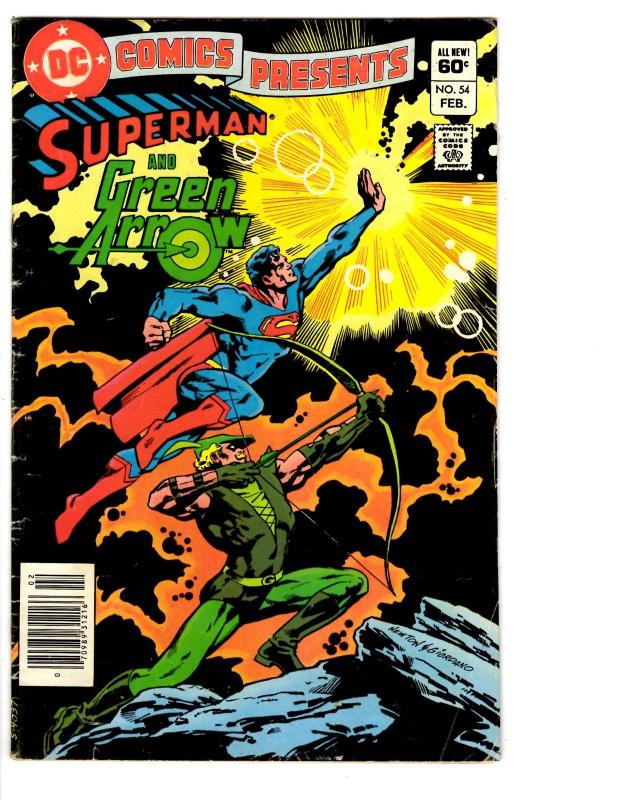 6 DC Comics Presents Comics # 54 55 56 57 58 59 Superman Green Arrow Robin BH24