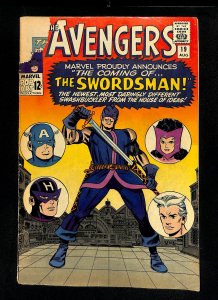 Avengers #19 1st Swordsman!