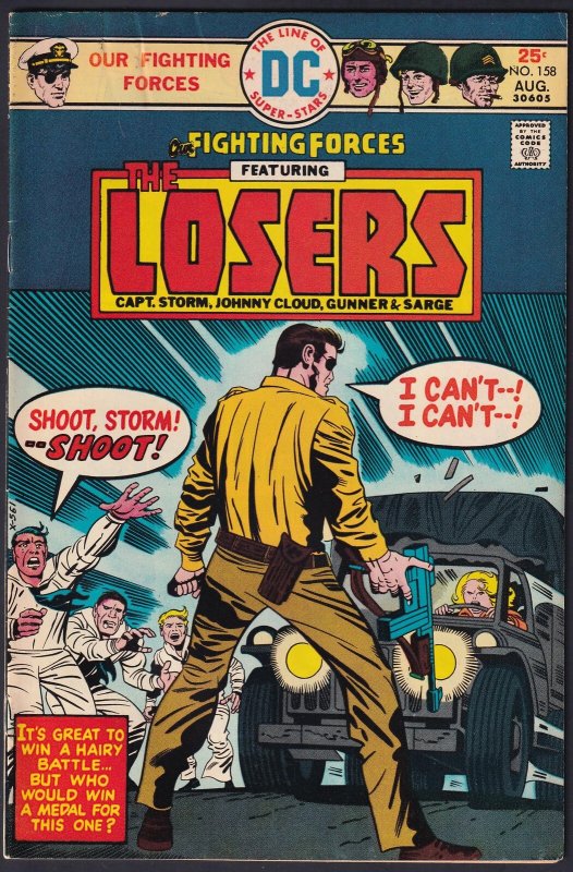 Our Fighting Forces 158 (1975) FN- Bronze Age DC War Comics Kirby Art