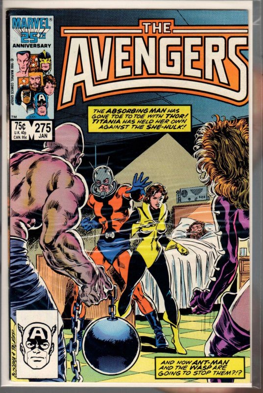 The Avengers #275 Direct Edition (1987) 8.5 VF+