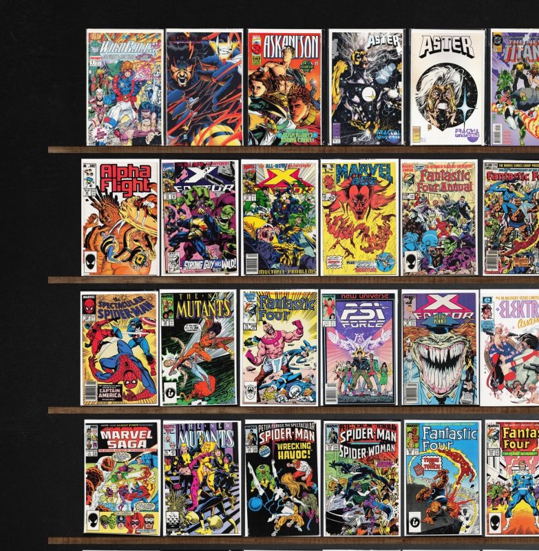 Huge Lot 150+ Comics with X-Factor, Fantastic Four, Classic X-Men & More!