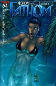 Fathom (Michael Turner's...) Ashcan #1A VF; Image | save on shipping - details i