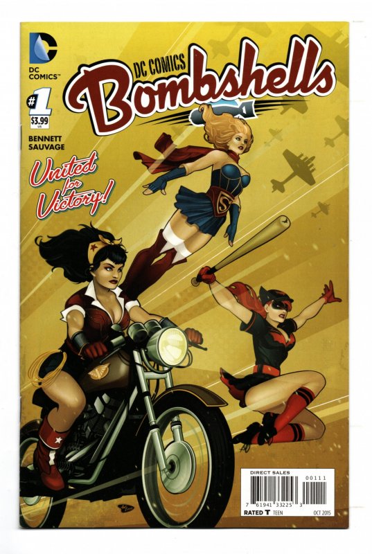 DC COMICS: BOMBSHELLS #01 (2015) ANT LUCIA | TRADE DRESS | MAIN COVER