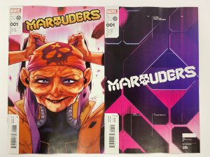 MARAUDERS #1 1:10 DESIGN + 1:25 CARLINI TEASER VARIANT 2022 IN-HAND SHIPS NOW!