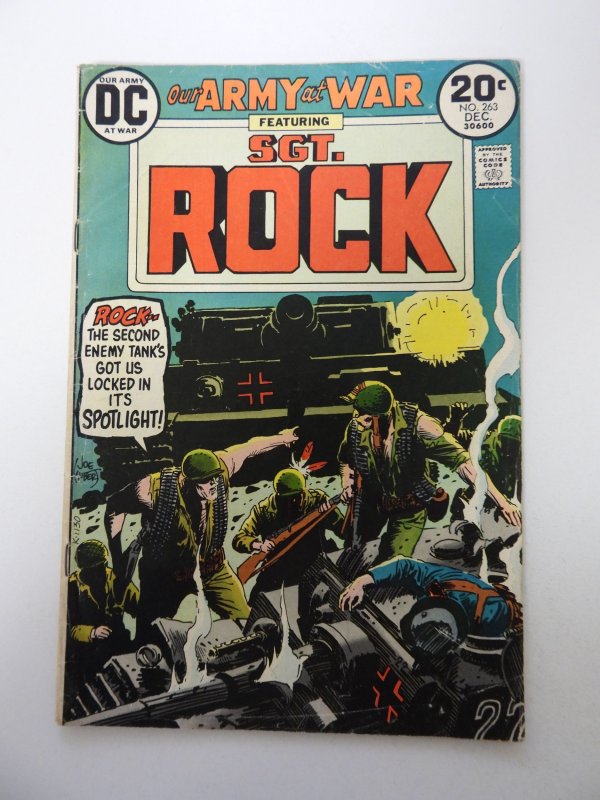 Our Army at War #263 (1973) VG+ condition