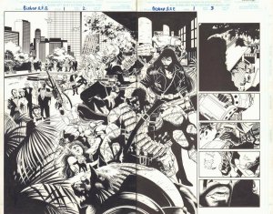 Bishop: XSE #1 p.2 - Radical Terrorist Group: Fanatix DPS - 1998 by Steve Epting