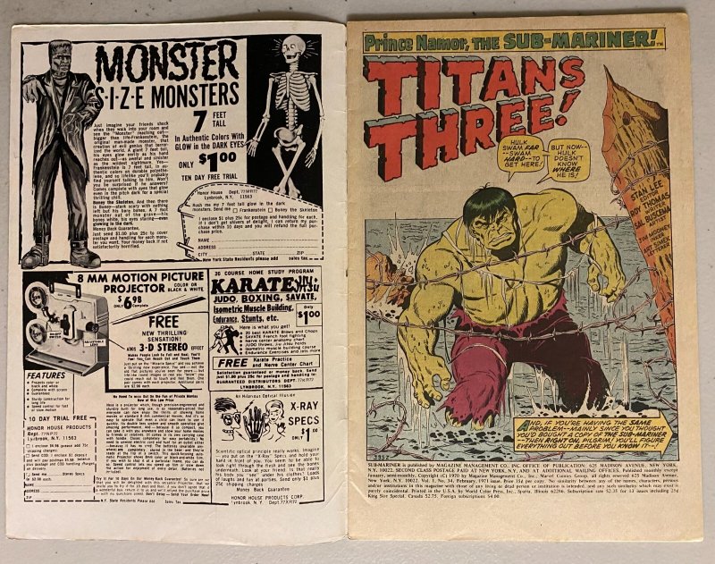 Sub-Mariner #34 4.5 (1971)