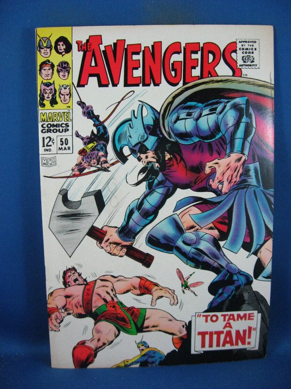 AVENGERS 50 VF  HERCULES 1968