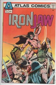 IRON JAW #1 VF/NM,  Mike Sekowsky, Barbarian, 1975 Atlas more indies in store