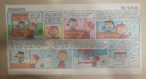 Peanuts Sunday Page by Charles Schulz from 1/21/1968 Size: ~7.5 x 15 inches