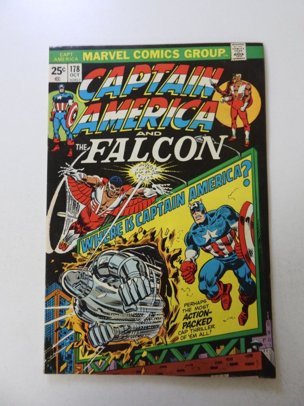 Captain America #178 (1974) FN/VF condition MVS intact