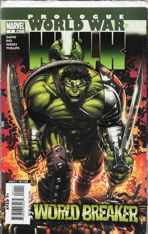 World War Hulk Prologue: World Breaker (2007) Hulk