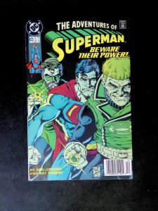 Adventures of Superman #473  DC Comics 1990 VF+ NEWSSTAND