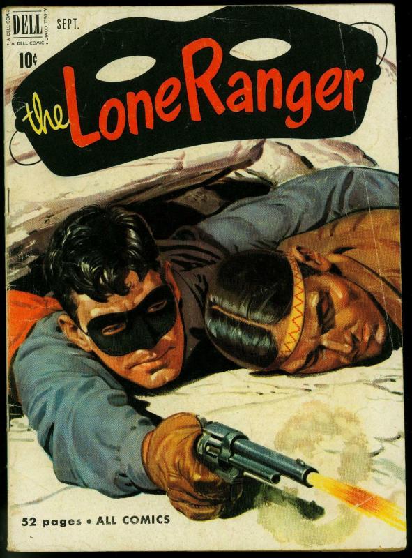 THE LONE RANGER #39-1951-DELL-TONTO-SILVER-SILVER BULLET-vg