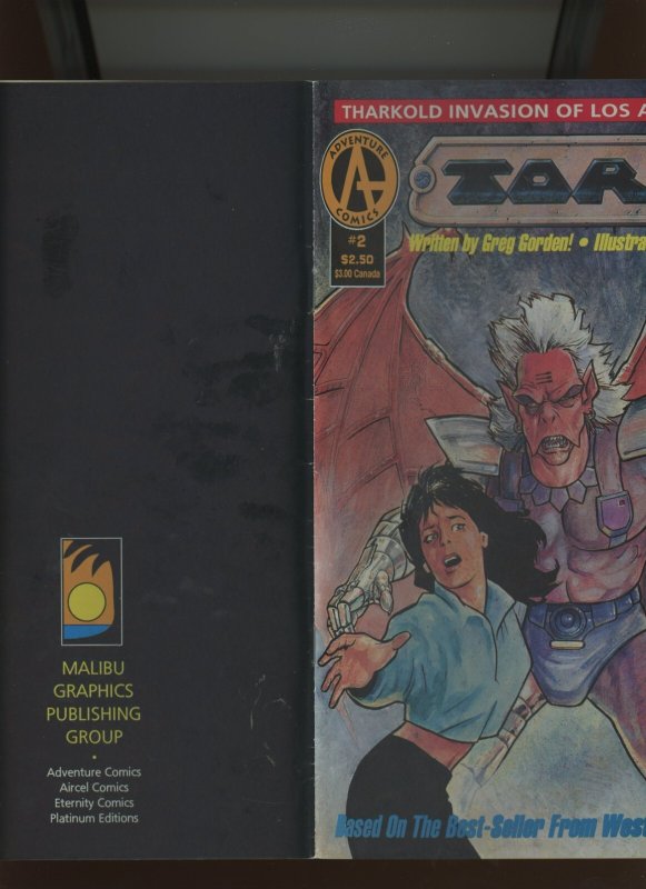 (1992) Torg #2: BIG KEY ISSUE! 1ST PRINTED IMAGE OF SPAWN IN A COMIC BOOK! (6.5)